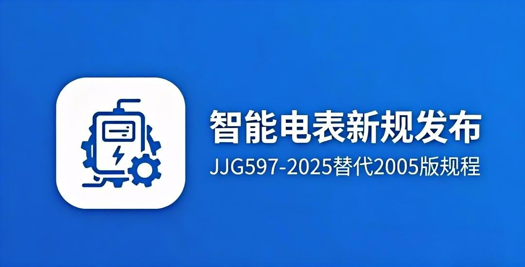 智能电表检定JJG597-2025新规落地，10大核心差异！
